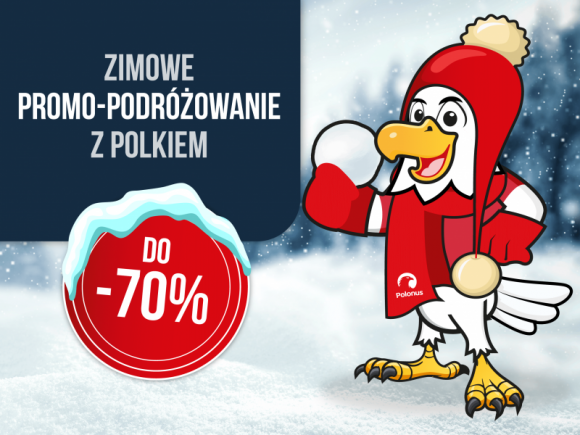 Bilety na kursy Polonusa taniej aż do 70% Podróże, LIFESTYLE - Polonus przygotował dla swoich pasażerów wspaniałą, zimową odsłonę swojej szalenie popularnej promocji, w której bilety na podróże od teraz do 17 kwietnia br. dostępne są w cenach niższych nawet o 70%!